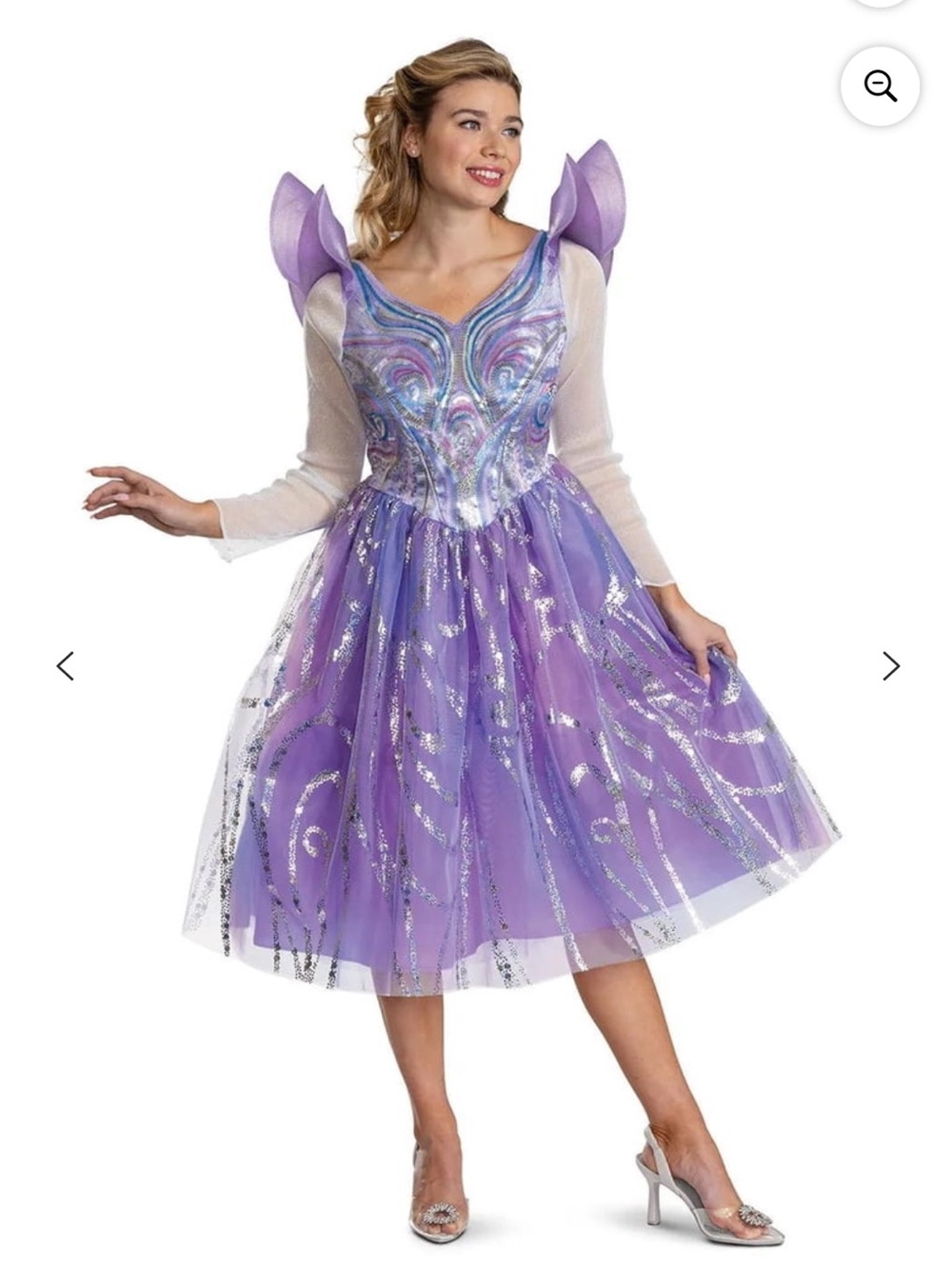 NEW Women's Lavender Glinda Deluxe Dress - Wicked Costume